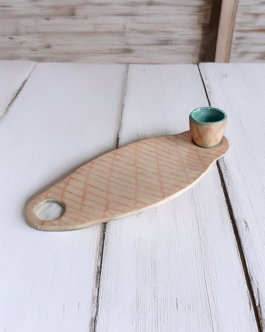 Bandeja y vasito Pizarra