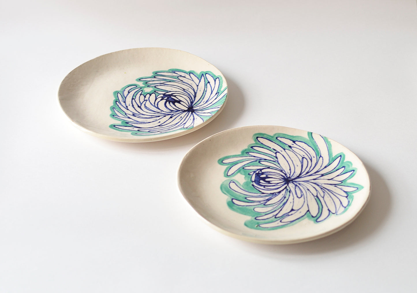 Set platos medianos - Peonia