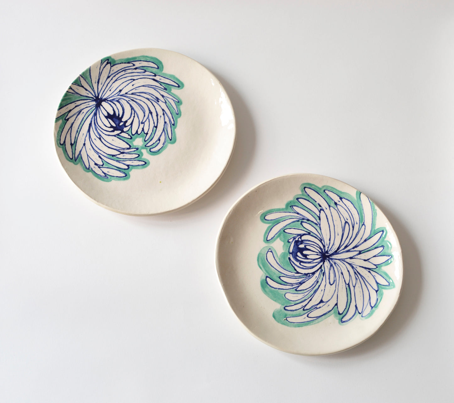 Set platos medianos - Peonia