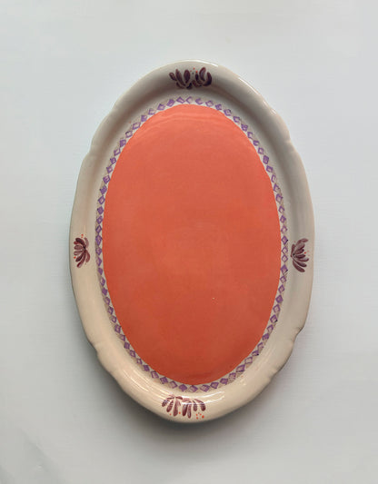 Bandeja oval Mantel Naranja