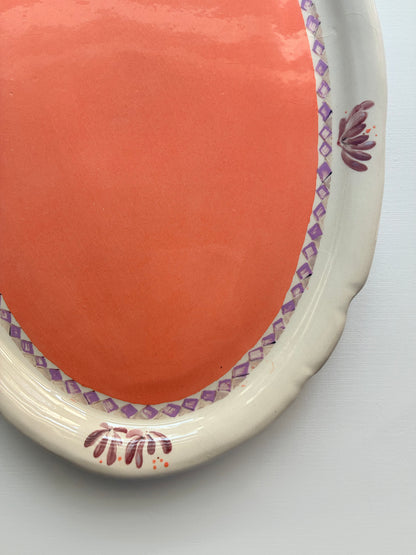 Bandeja oval Mantel Naranja