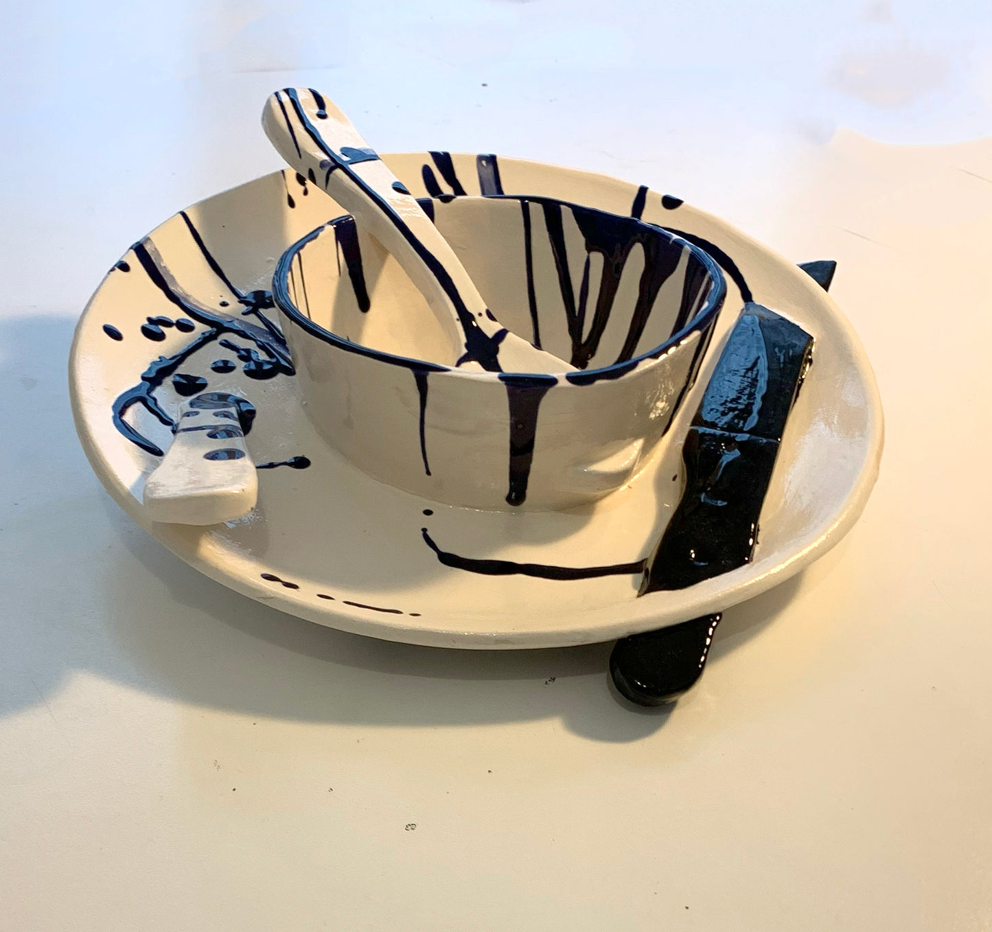 Encuentro a la mesa. Sopa.