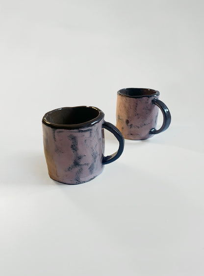Set Tazas Rosa y marrón