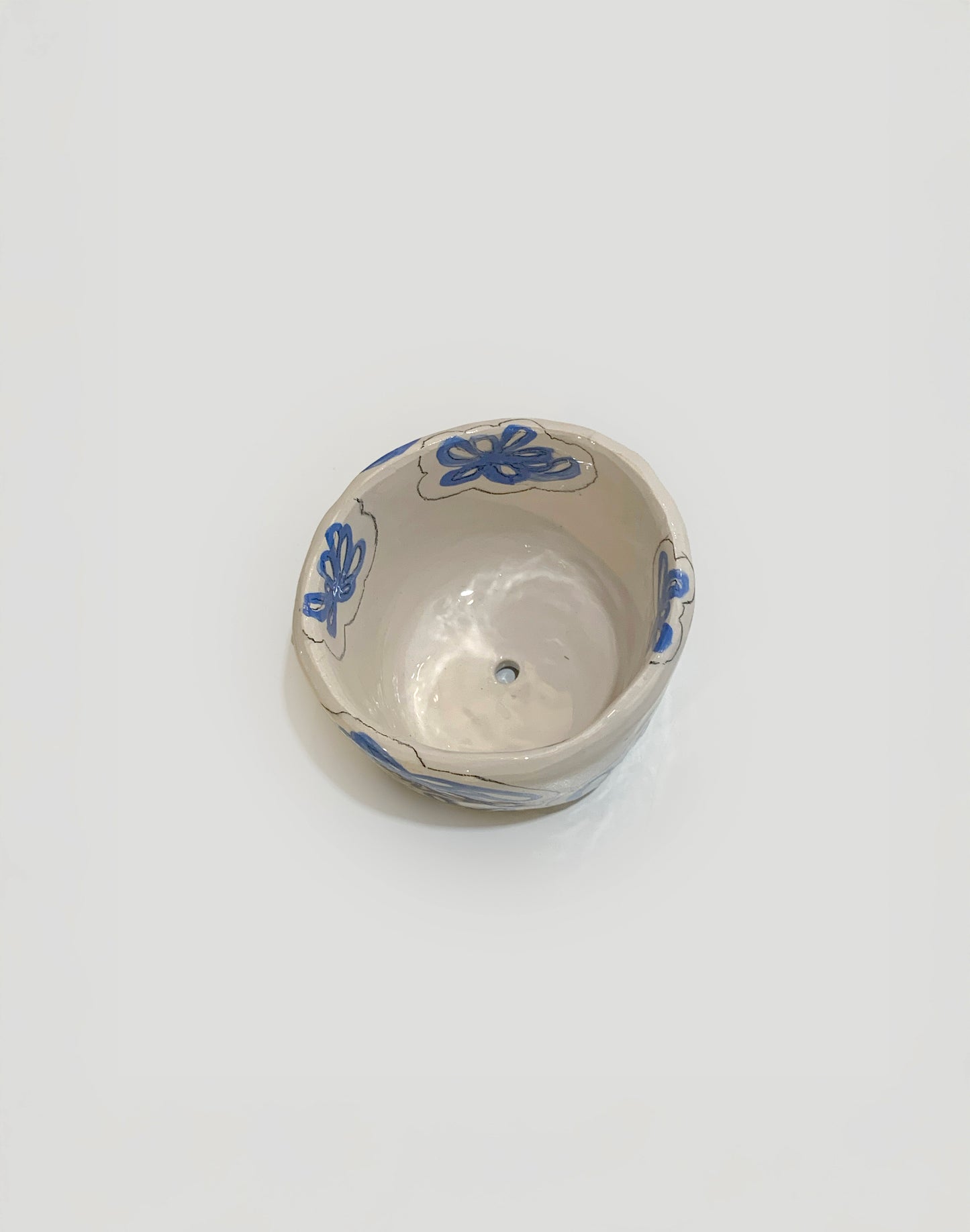 Mini maceta Peonia azul