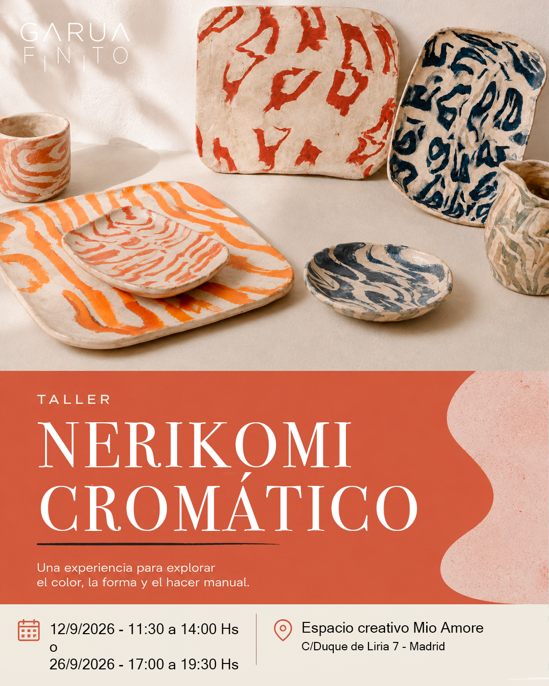 Taller tablita Nerikomi Cromático