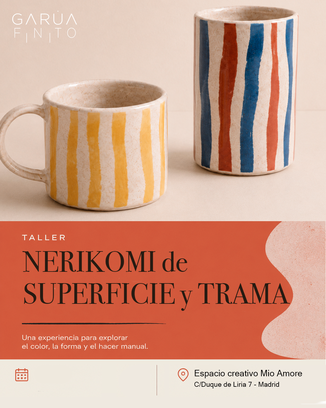 Taller Nerikomi de superficie y tramas