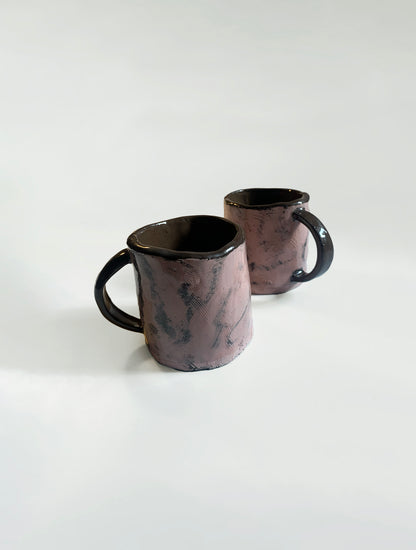 Set Tazas Rosa y marrón
